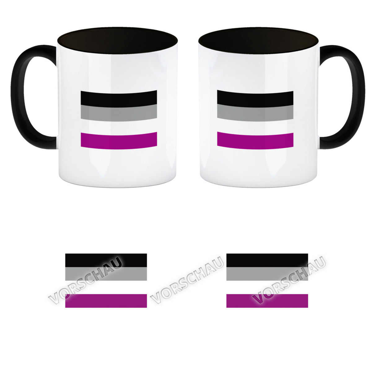 Pride Flagge Gleichberechtigung Kaffeebecher