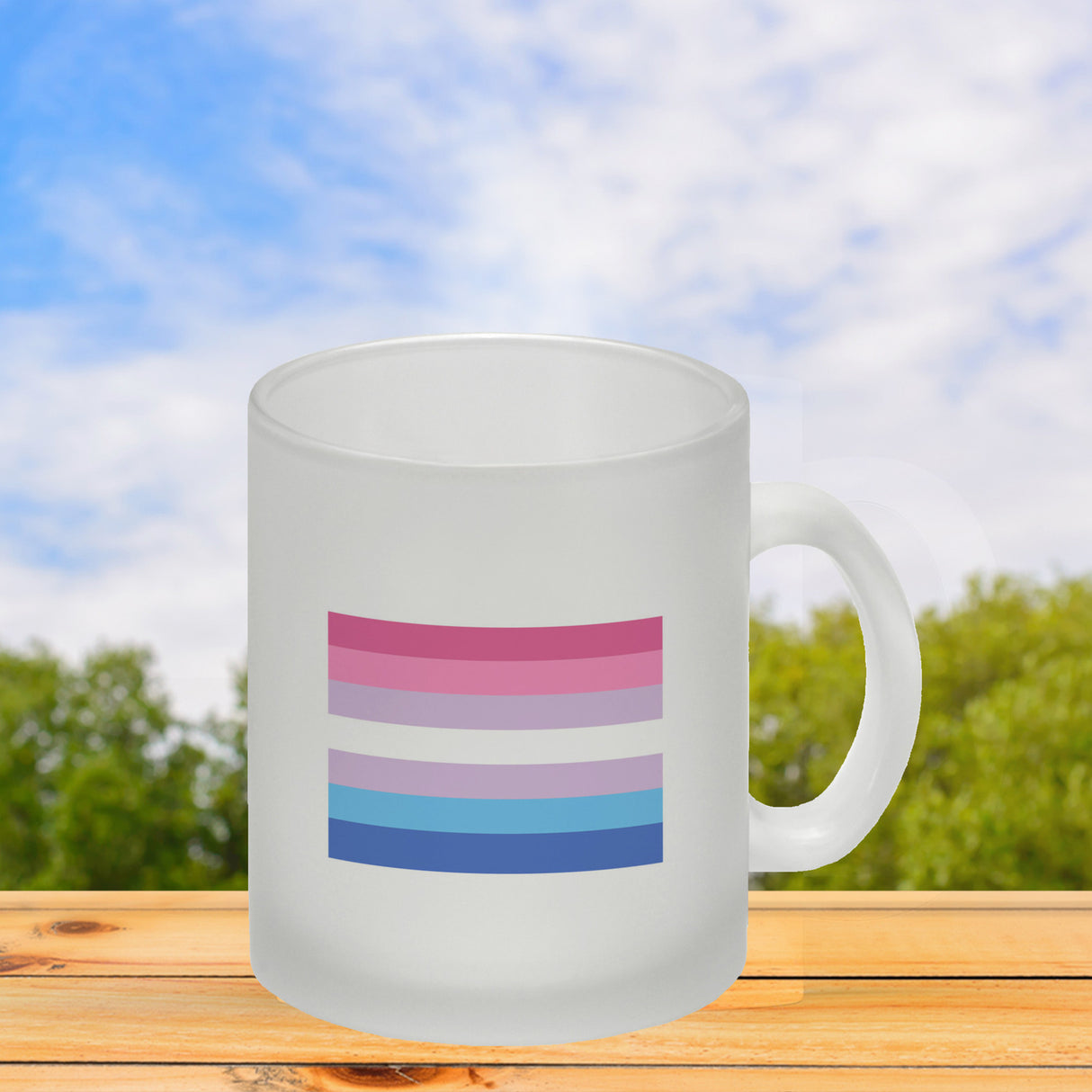 Bisexual Flagge Gleichberechtigung Kaffeebecher
