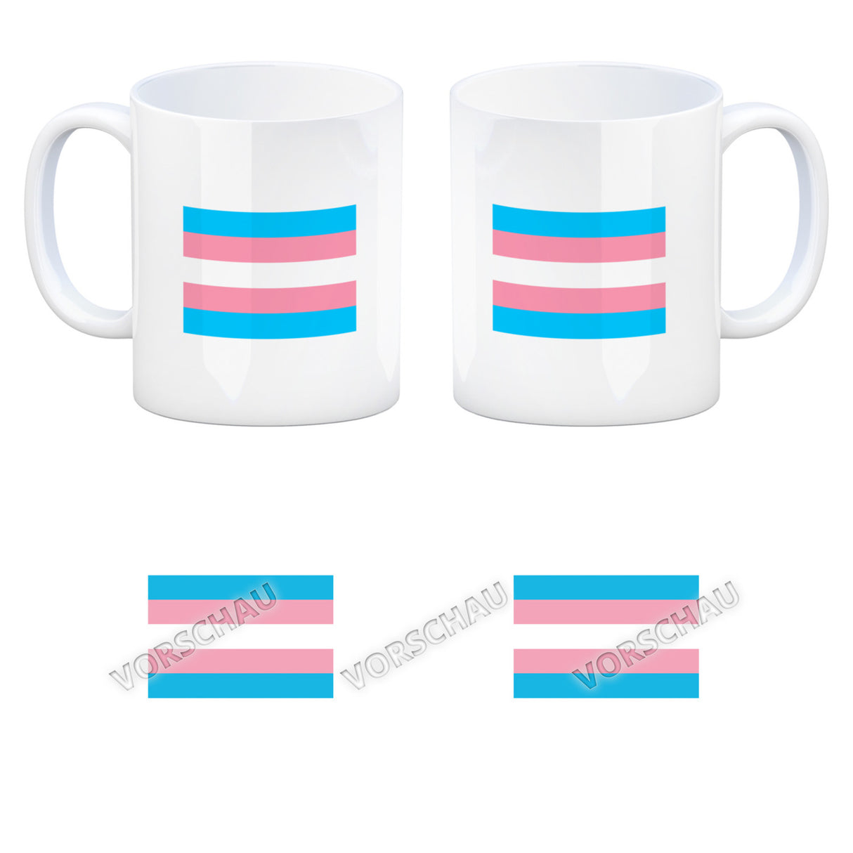 Bisexual Flagge Gleichberechtigung Kaffeebecher