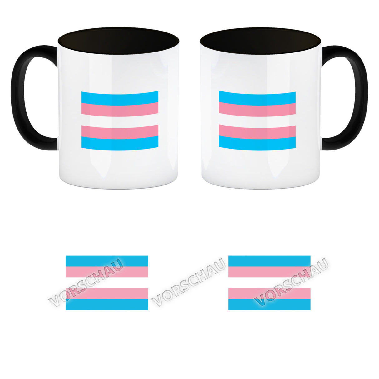 Bisexual Flagge Gleichberechtigung Kaffeebecher