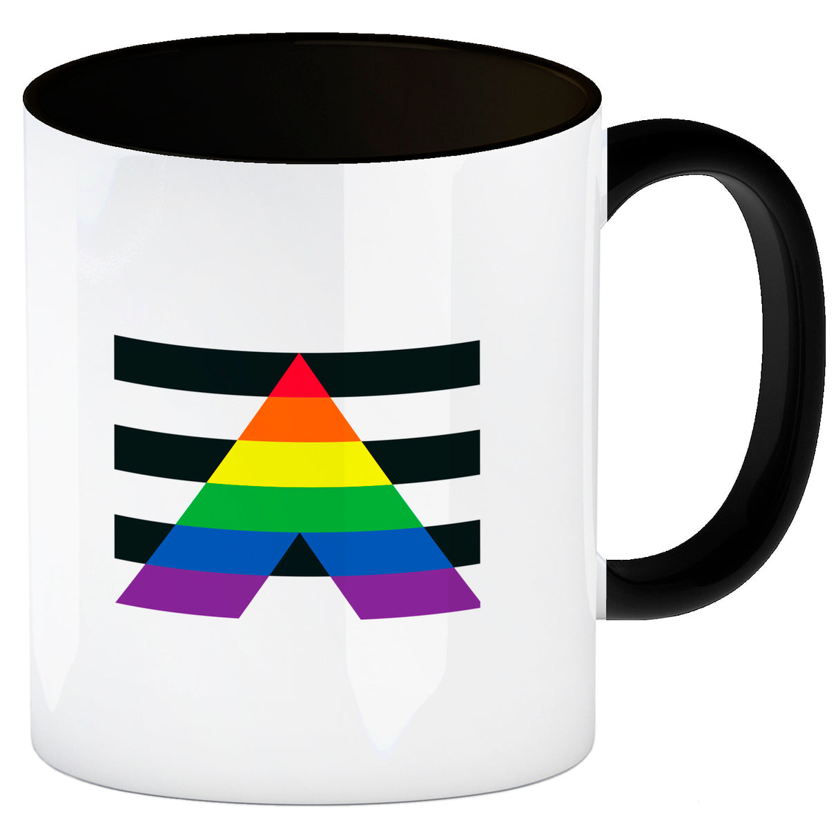 Bisexual Flagge Gleichberechtigung Kaffeebecher
