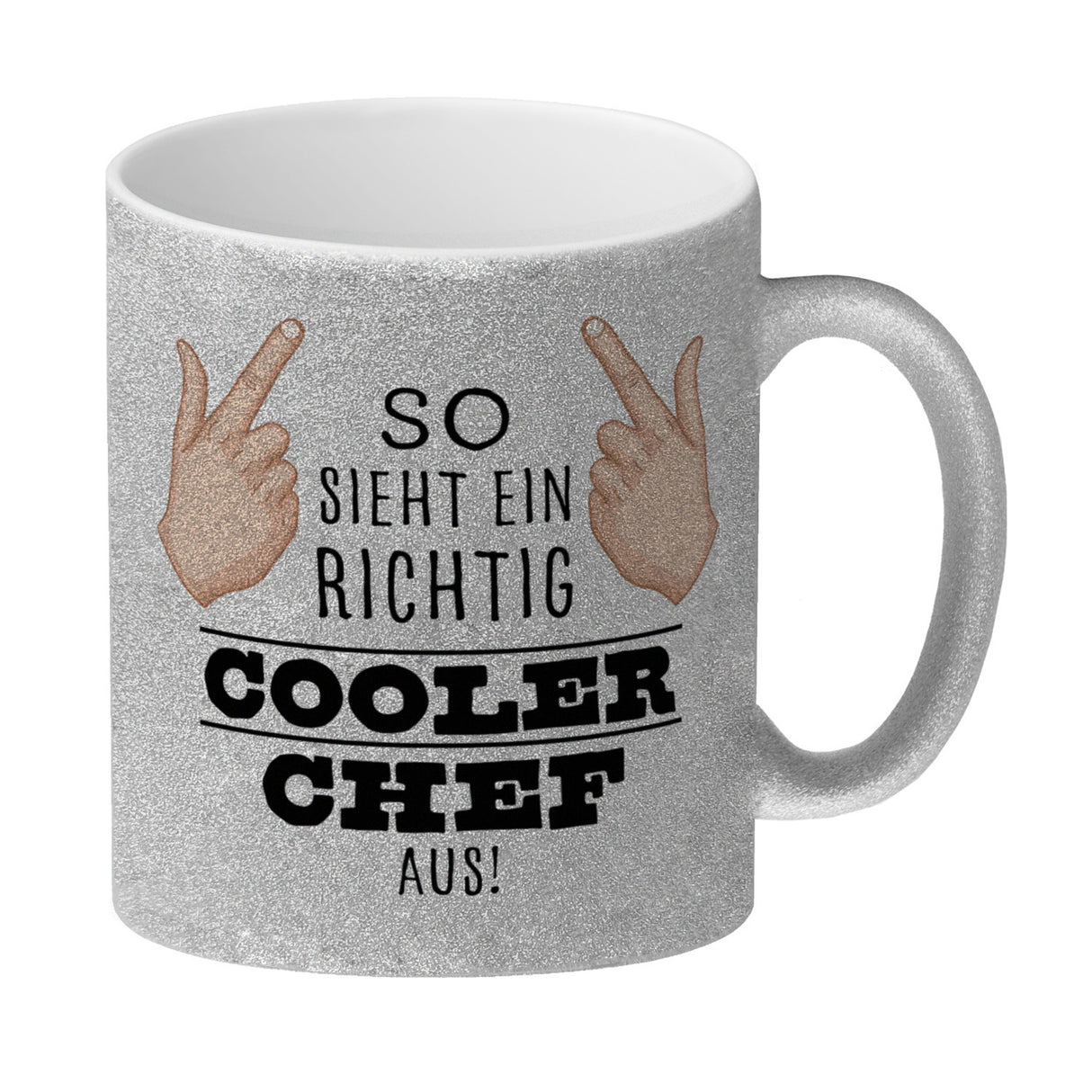 So sieht ein richtig cooler Chef aus Kaffeebecher für die Arbeit