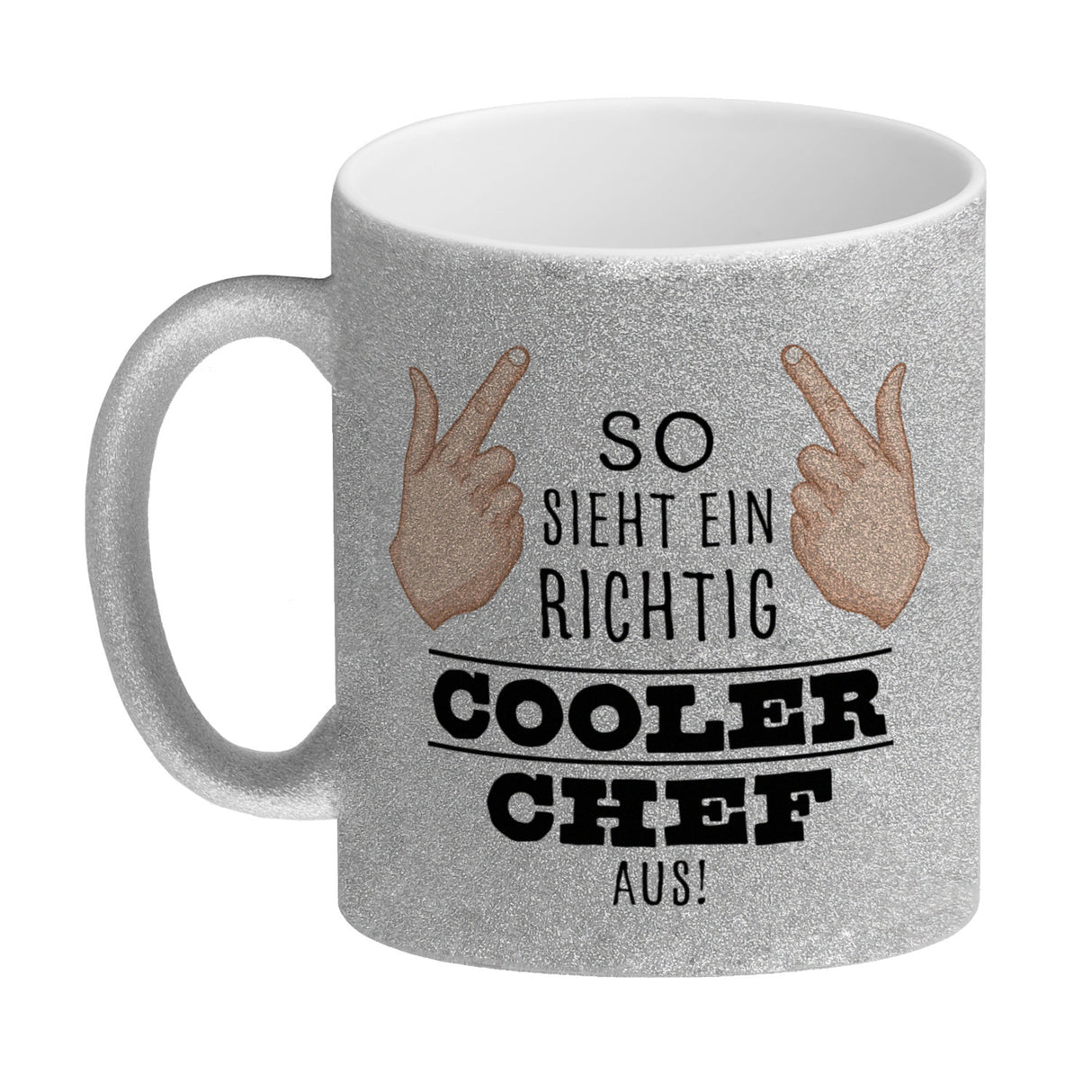 So sieht ein richtig cooler Chef aus Kaffeebecher für die Arbeit