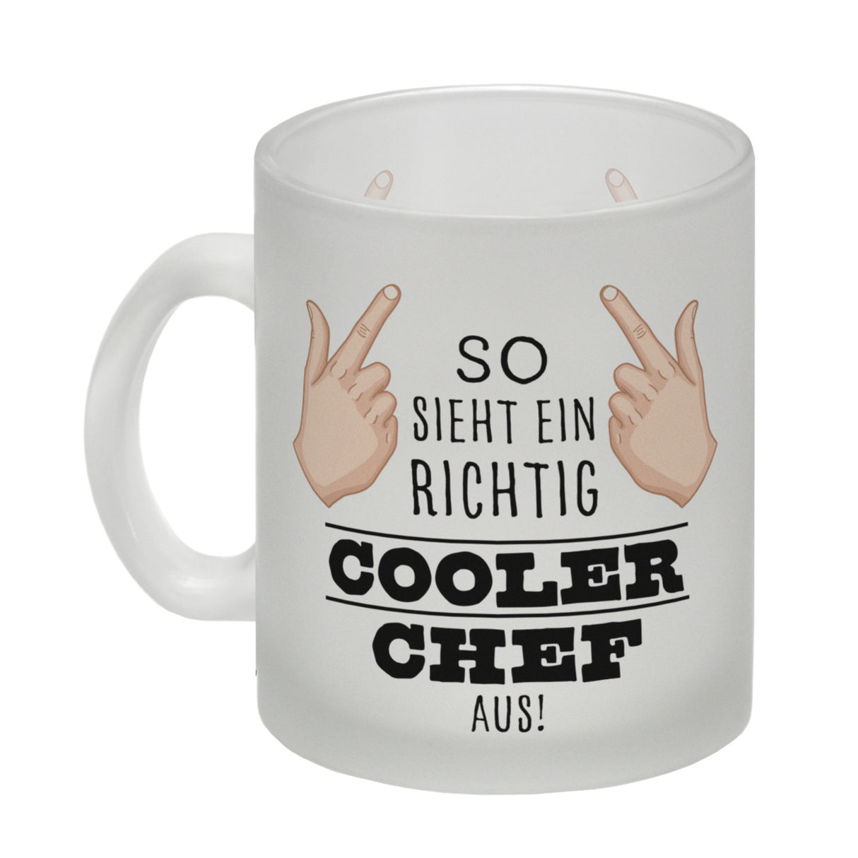 So sieht ein richtig cooler Chef aus Kaffeebecher für die Arbeit