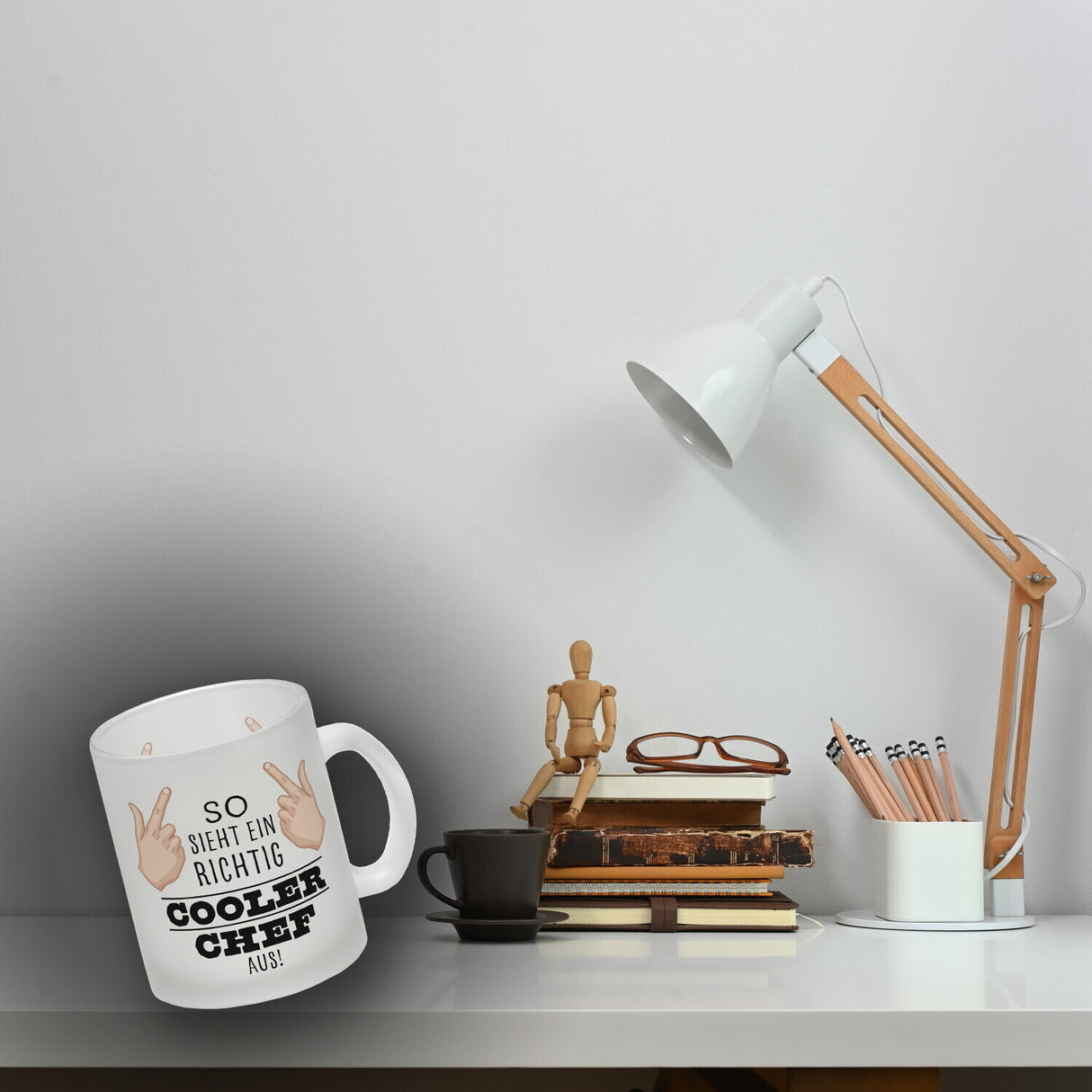 So sieht ein richtig cooler Chef aus Kaffeebecher für die Arbeit