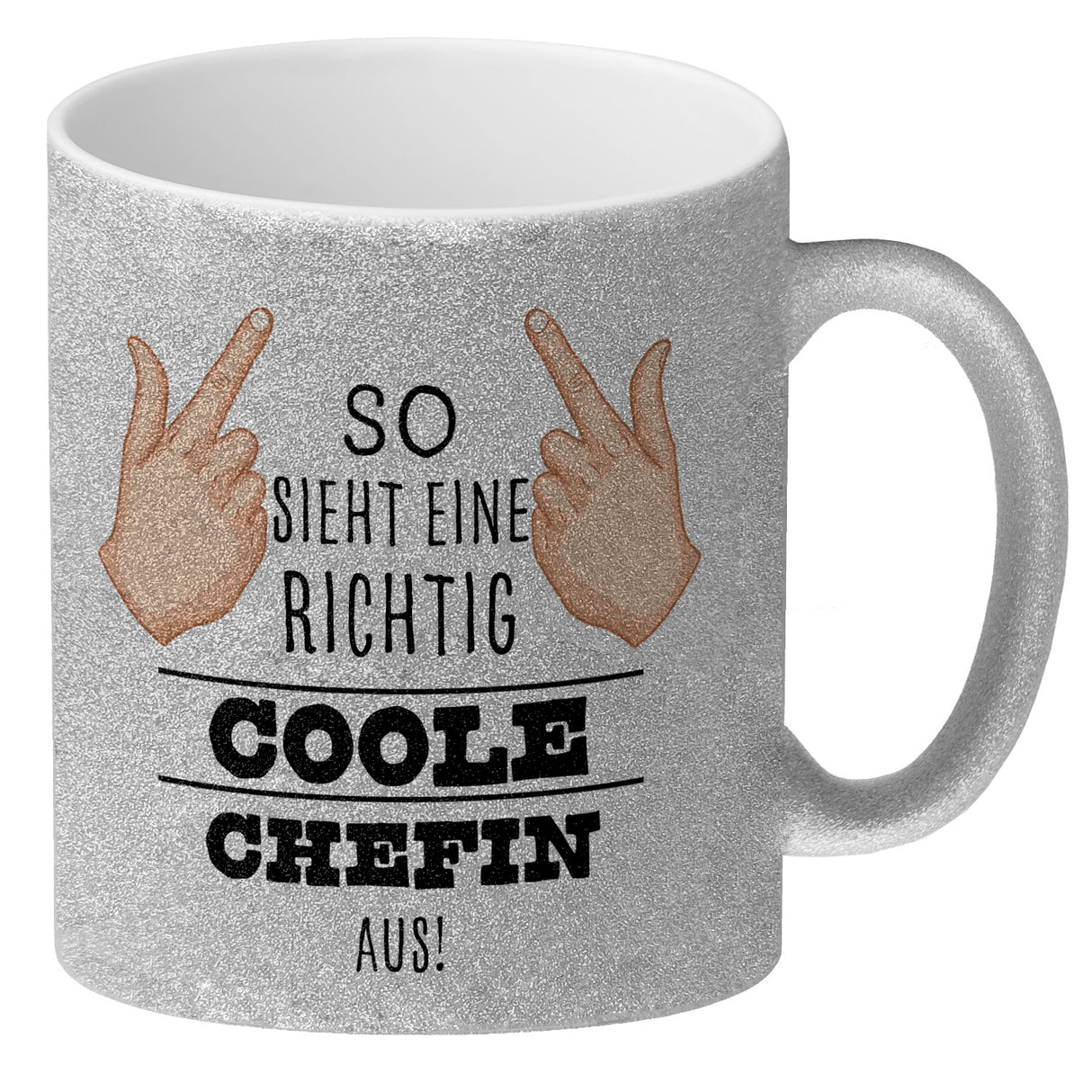 So sieht ein richtig cooler Chef aus Kaffeebecher für die Arbeit