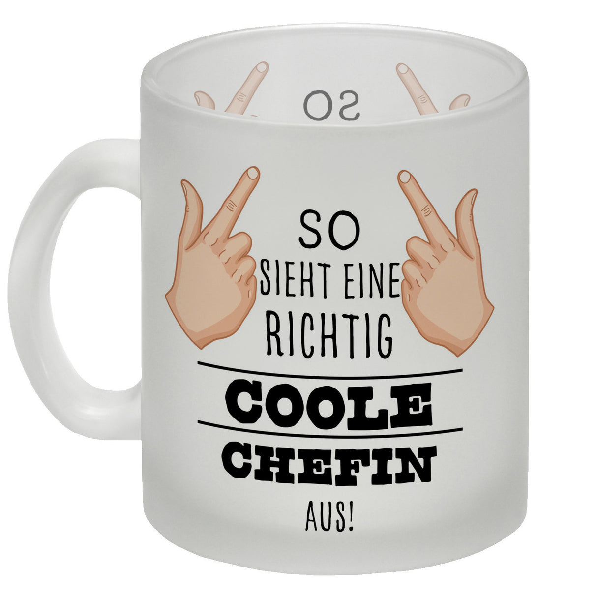 So sieht ein richtig cooler Chef aus Kaffeebecher für die Arbeit