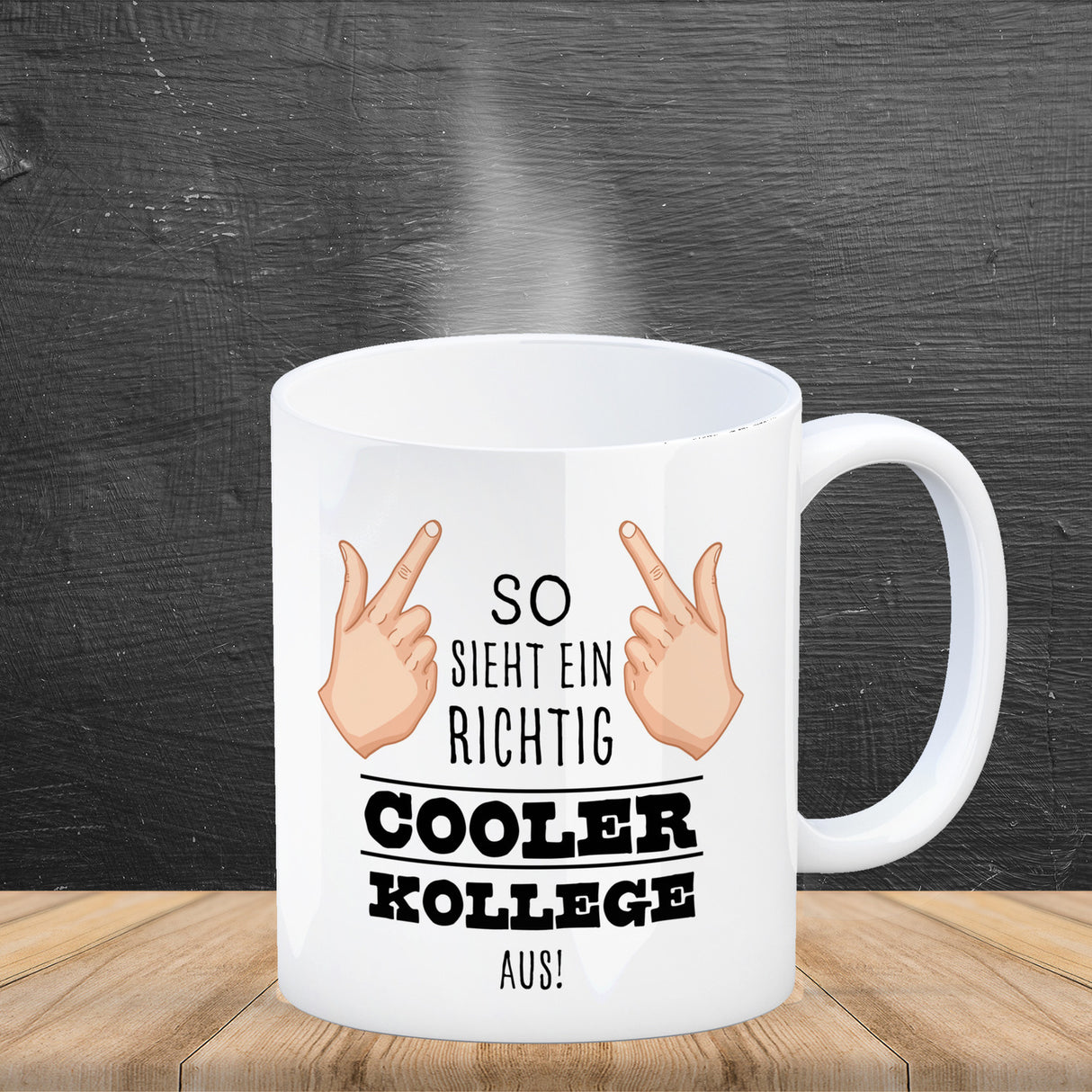 So sieht ein richtig cooler Chef aus Kaffeebecher für die Arbeit