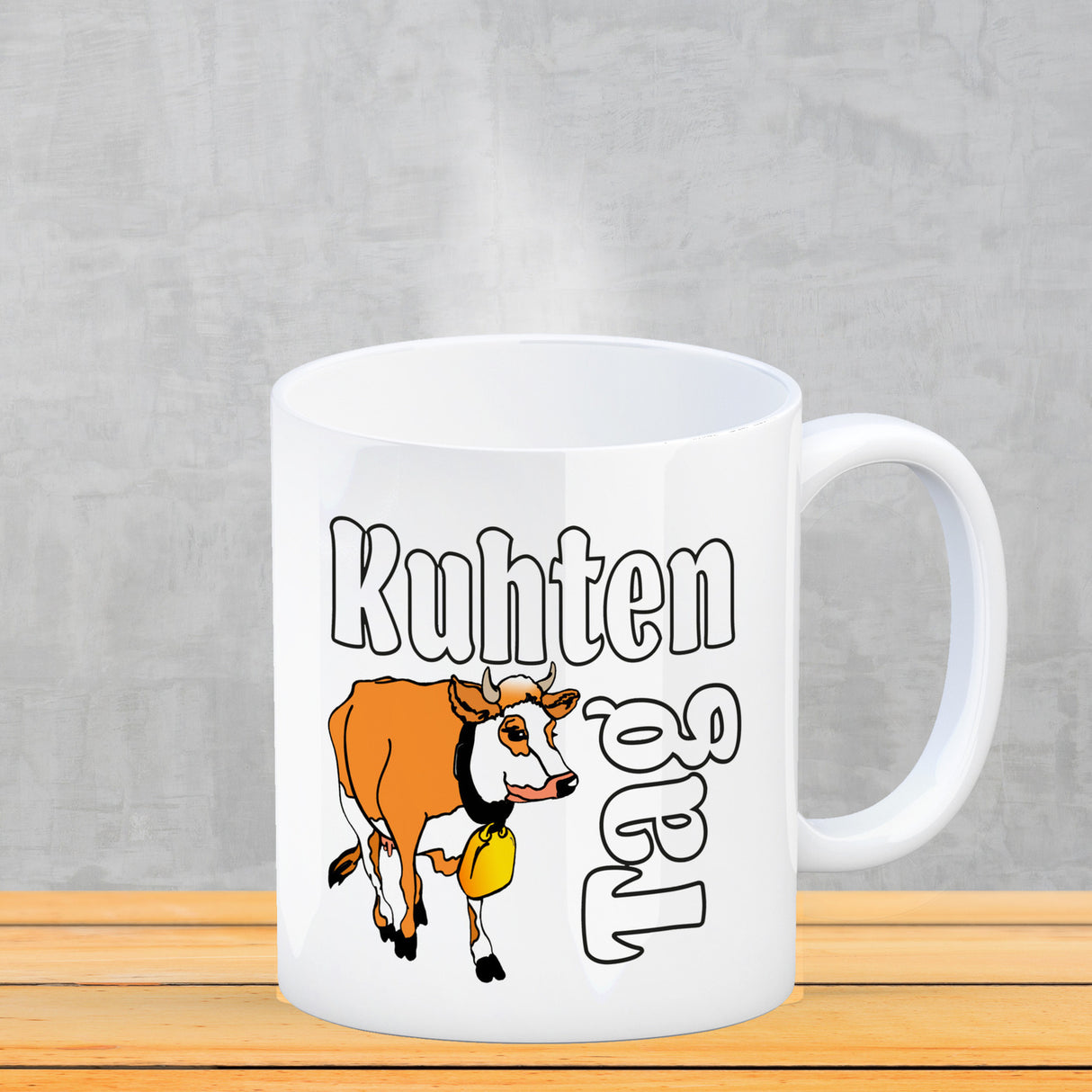 Kuhten Tag Kaffeebecher mit Kuh zum Thema Bauernhof