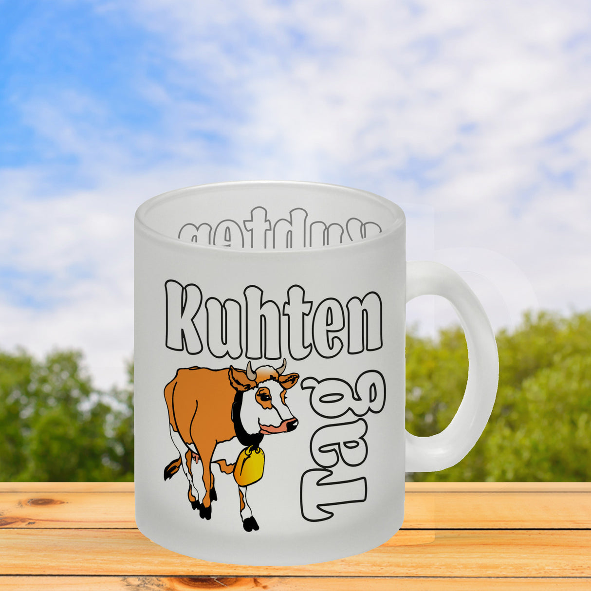 Kuhten Tag Kaffeebecher mit Kuh zum Thema Bauernhof