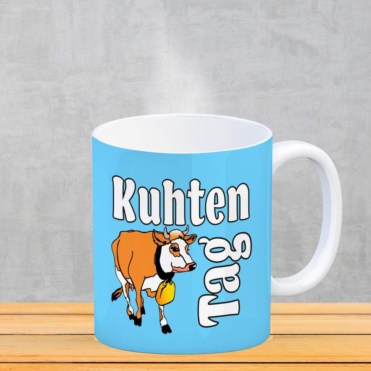 Kuhten Tag Kaffeebecher mit Kuh zum Thema Bauernhof