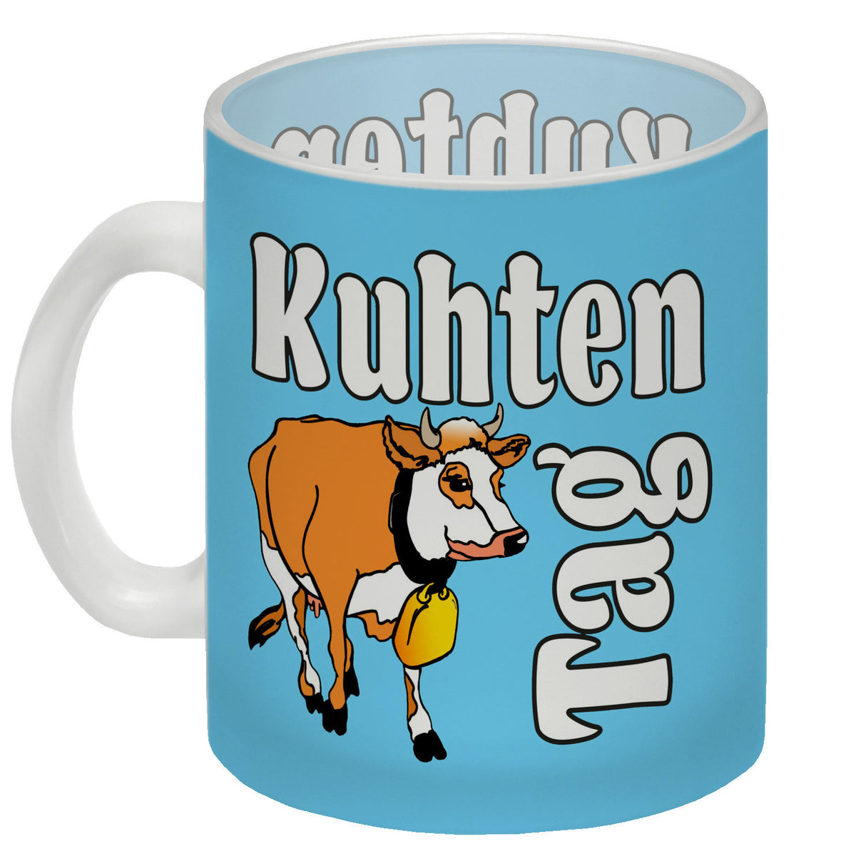 Kuhten Tag Kaffeebecher mit Kuh zum Thema Bauernhof