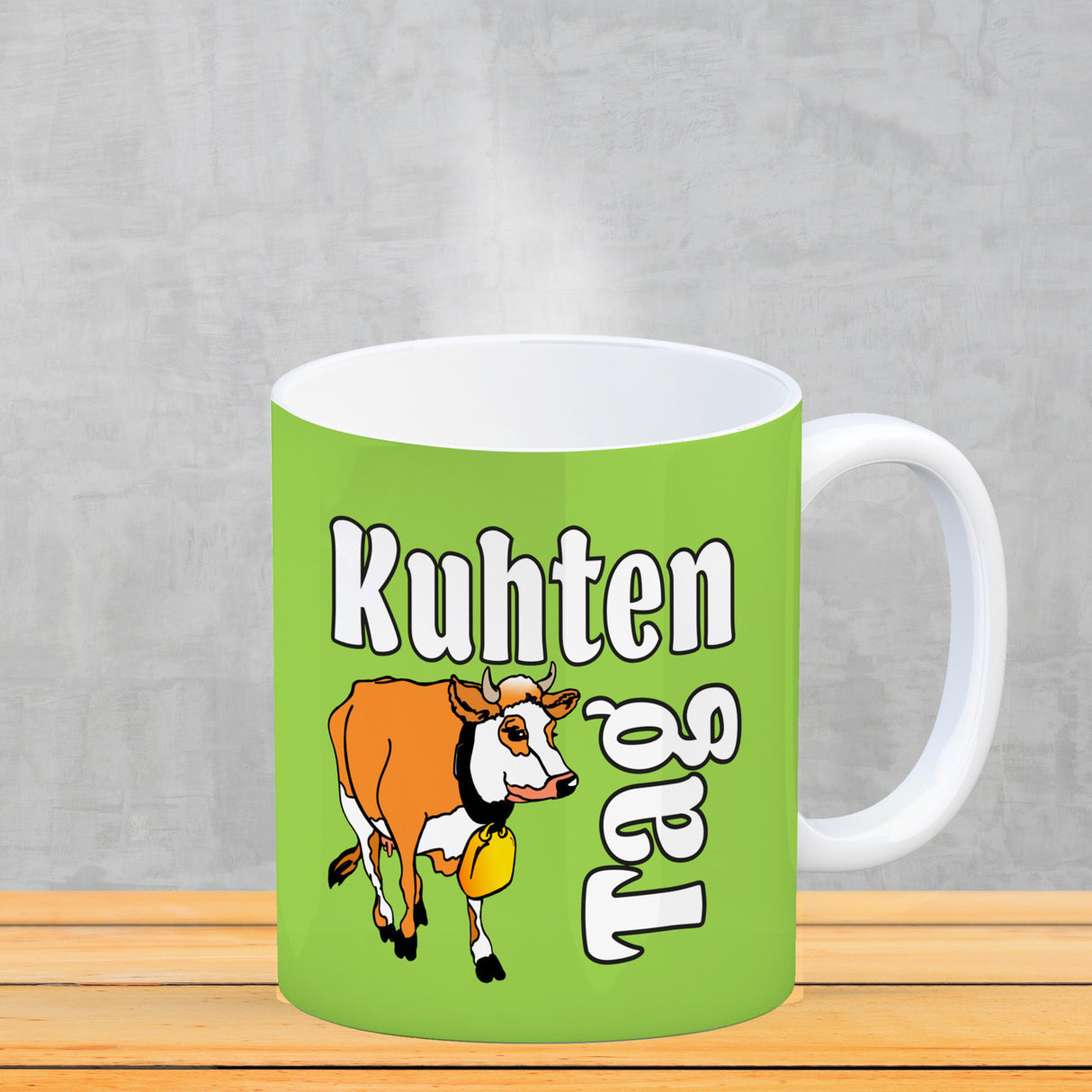 Kuhten Tag Kaffeebecher mit Kuh zum Thema Bauernhof