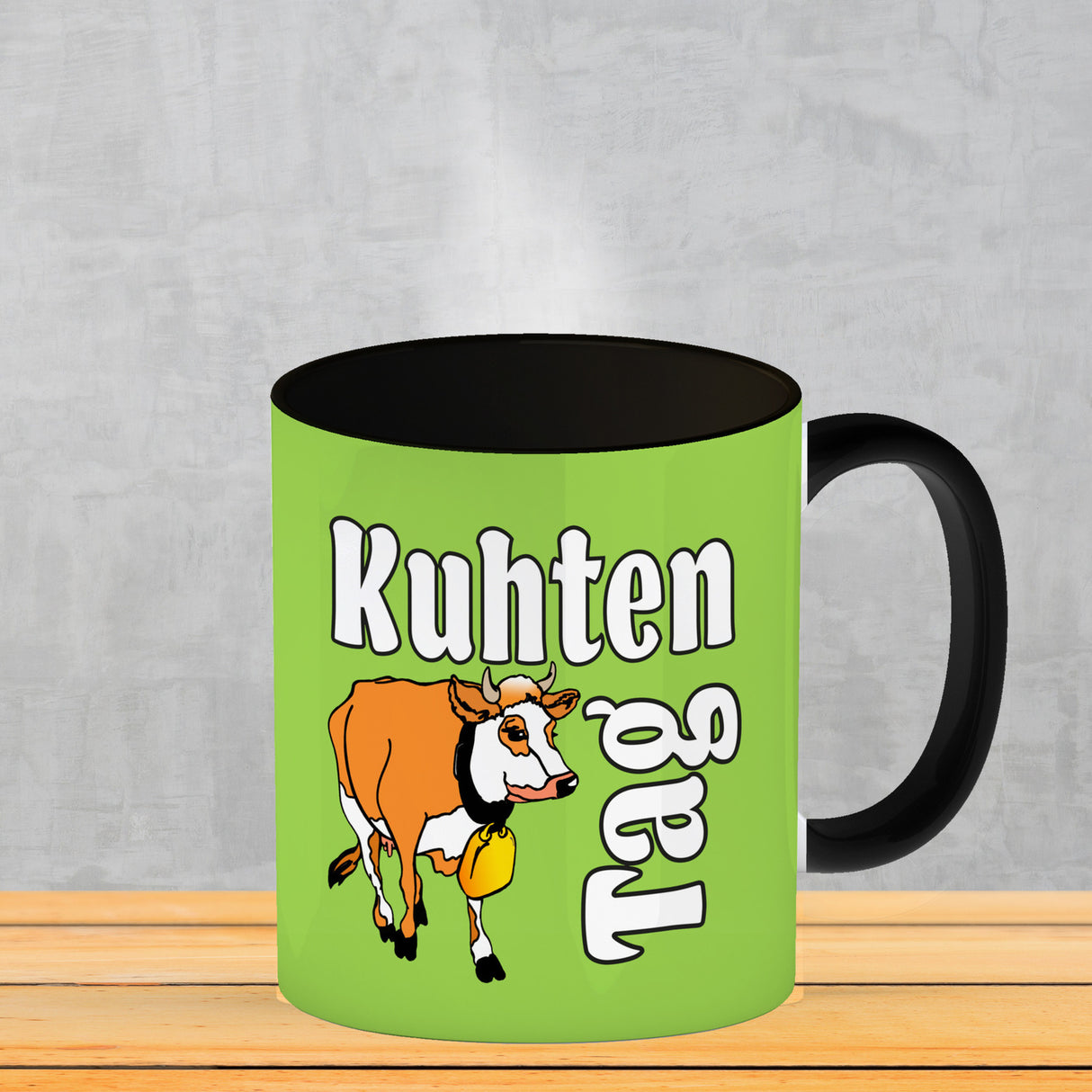 Kuhten Tag Kaffeebecher mit Kuh zum Thema Bauernhof