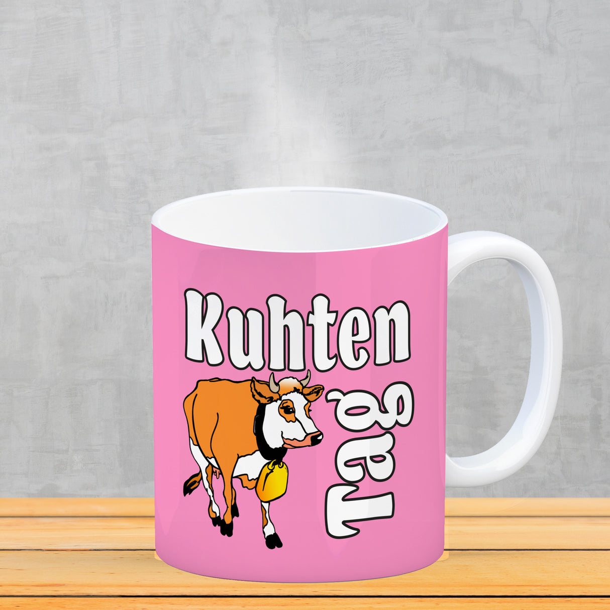 Kuhten Tag Kaffeebecher mit Kuh zum Thema Bauernhof