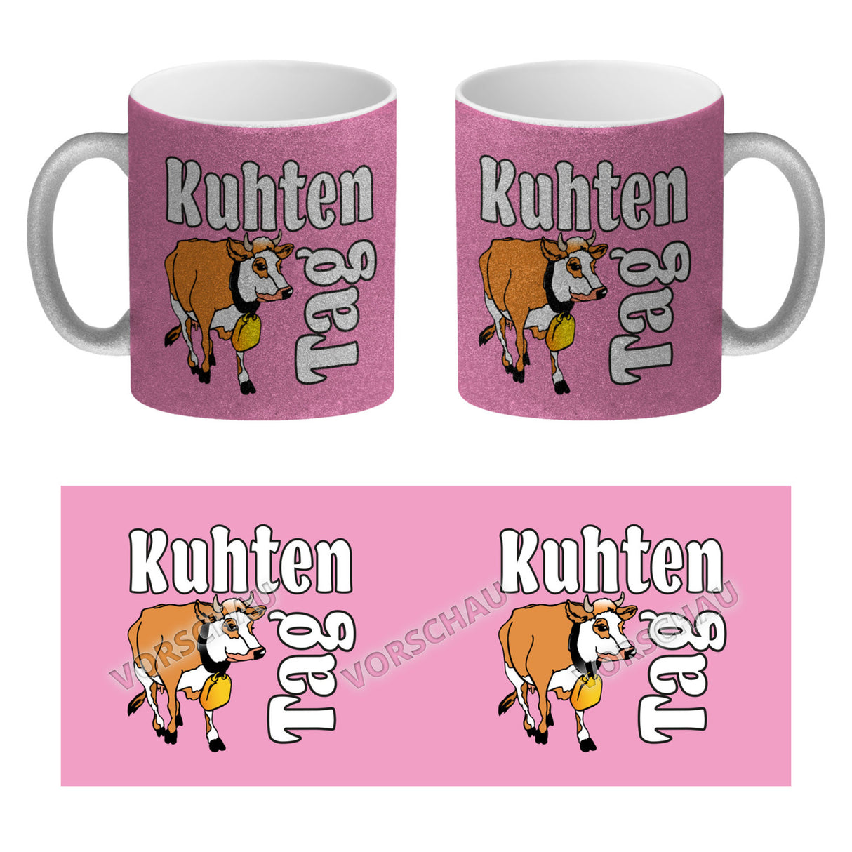 Kuhten Tag Kaffeebecher mit Kuh zum Thema Bauernhof