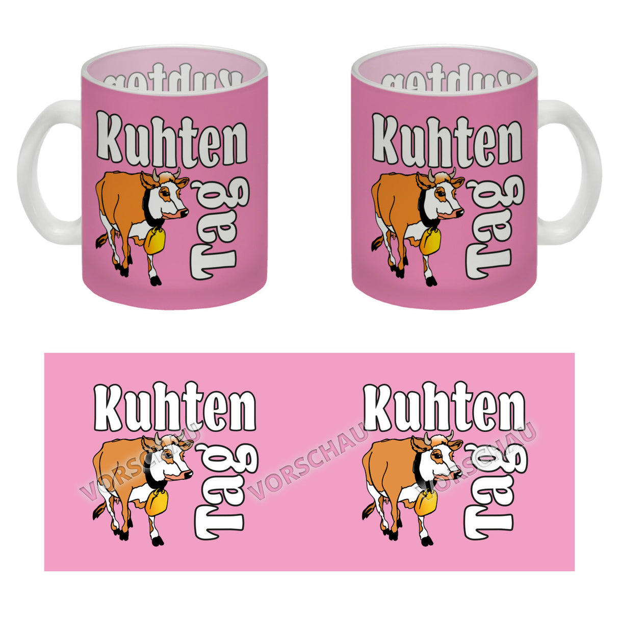 Kuhten Tag Kaffeebecher mit Kuh zum Thema Bauernhof