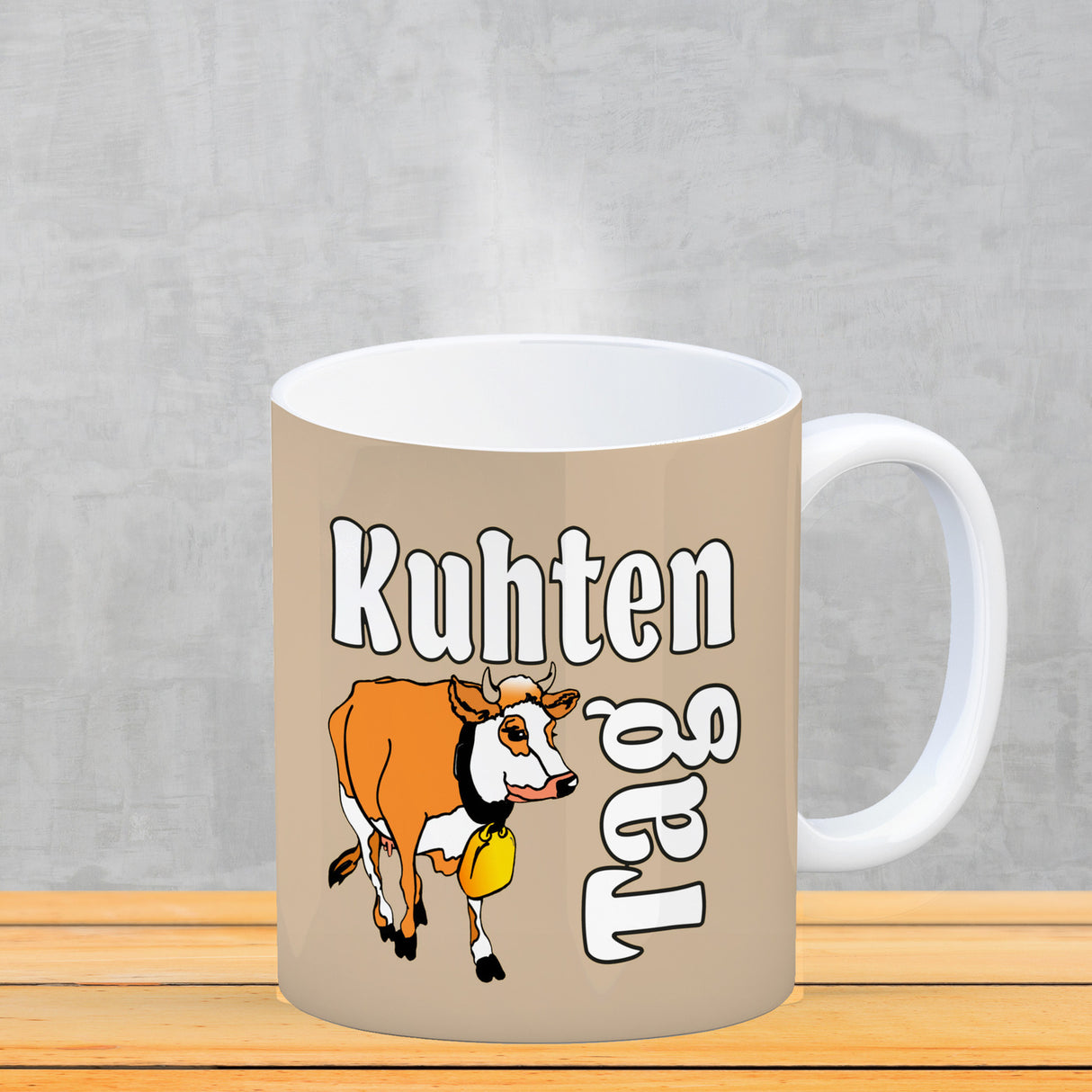 Kuhten Tag Kaffeebecher mit Kuh zum Thema Bauernhof