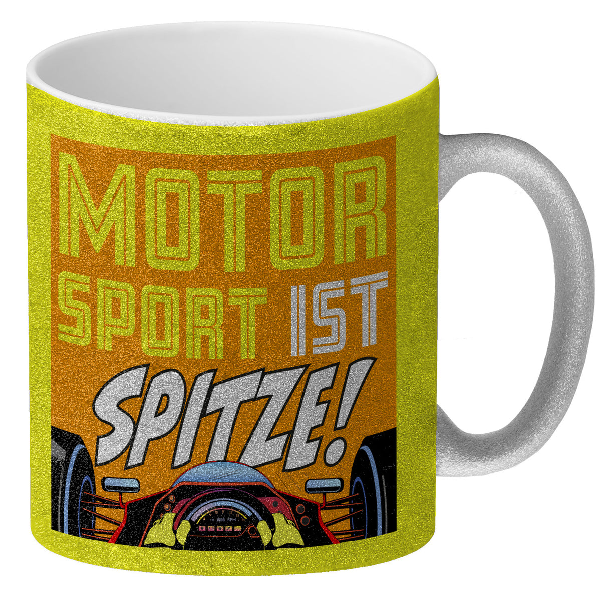 Motorsport ist spitze! Rennwagen Kaffeebecher