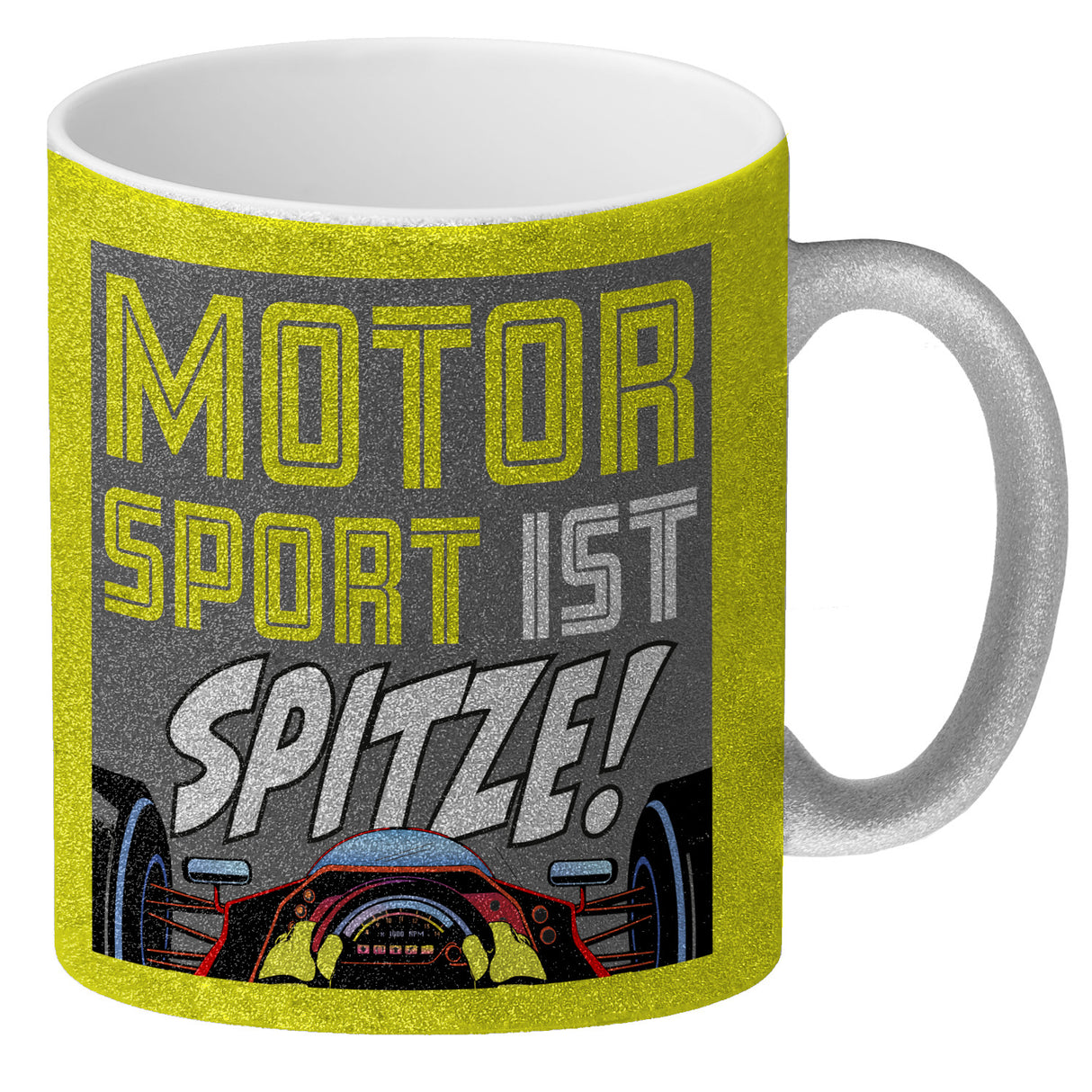 Motorsport ist spitze! Rennwagen Kaffeebecher