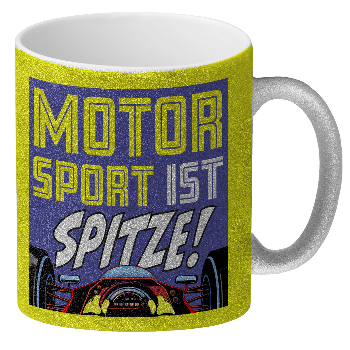 Motorsport ist spitze! Rennwagen Kaffeebecher