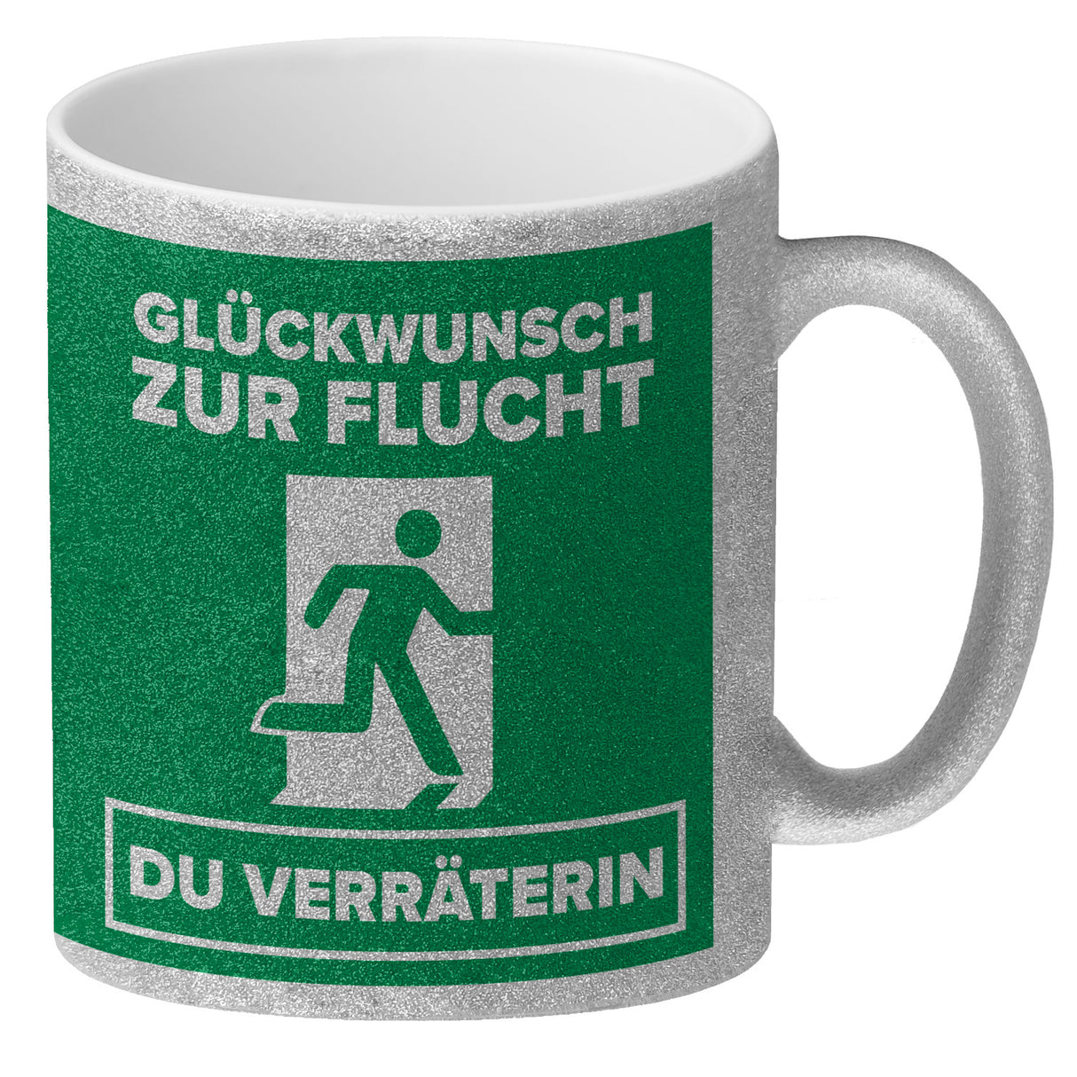 Glückwunsch zur Flucht du Verräter Kaffeebecher