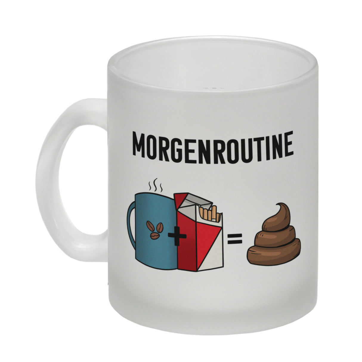 Meine Morgenroutine Kaffee + Kippe = Kacken Kaffeebecher