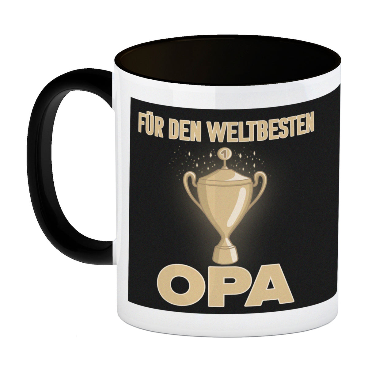 Für den weltbesten Opa Kaffeebecher mit Pokal