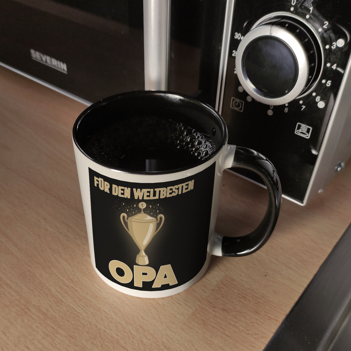 Für den weltbesten Opa Kaffeebecher mit Pokal