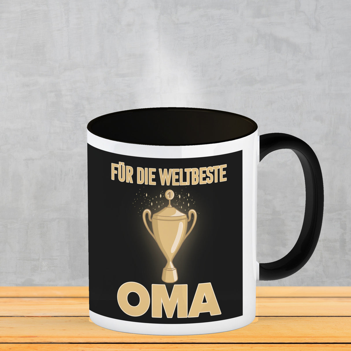 Für den weltbesten Opa Kaffeebecher mit Pokal