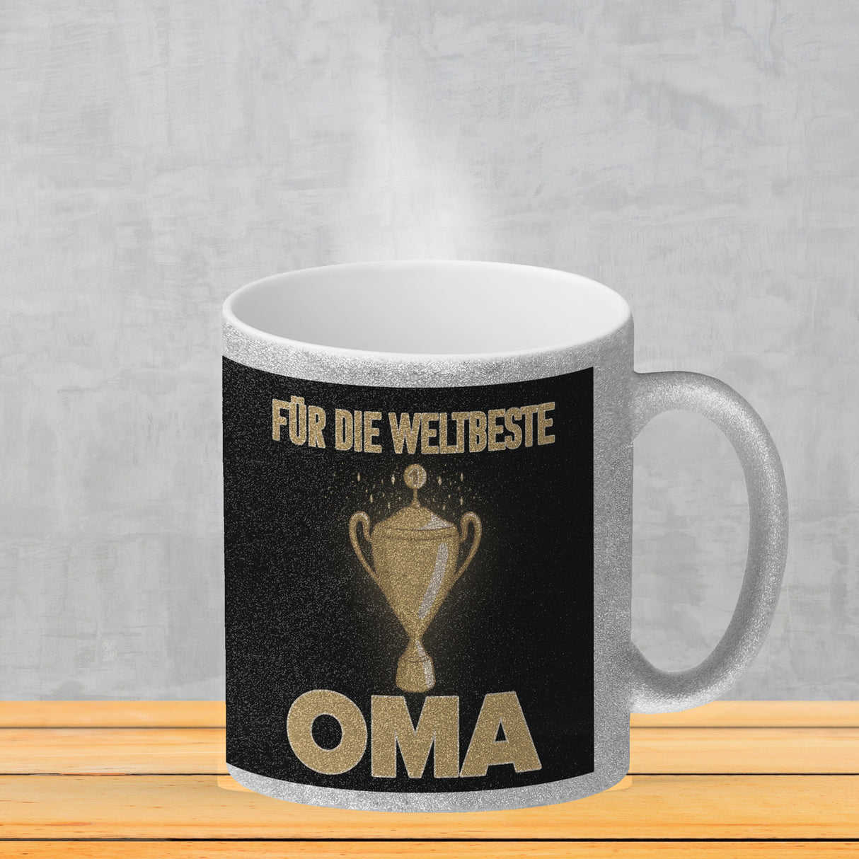 Für den weltbesten Opa Kaffeebecher mit Pokal