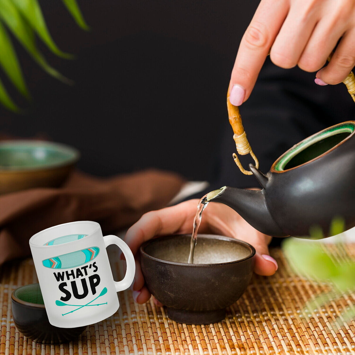 What's sup Kaffeebecher für stand up paddler
