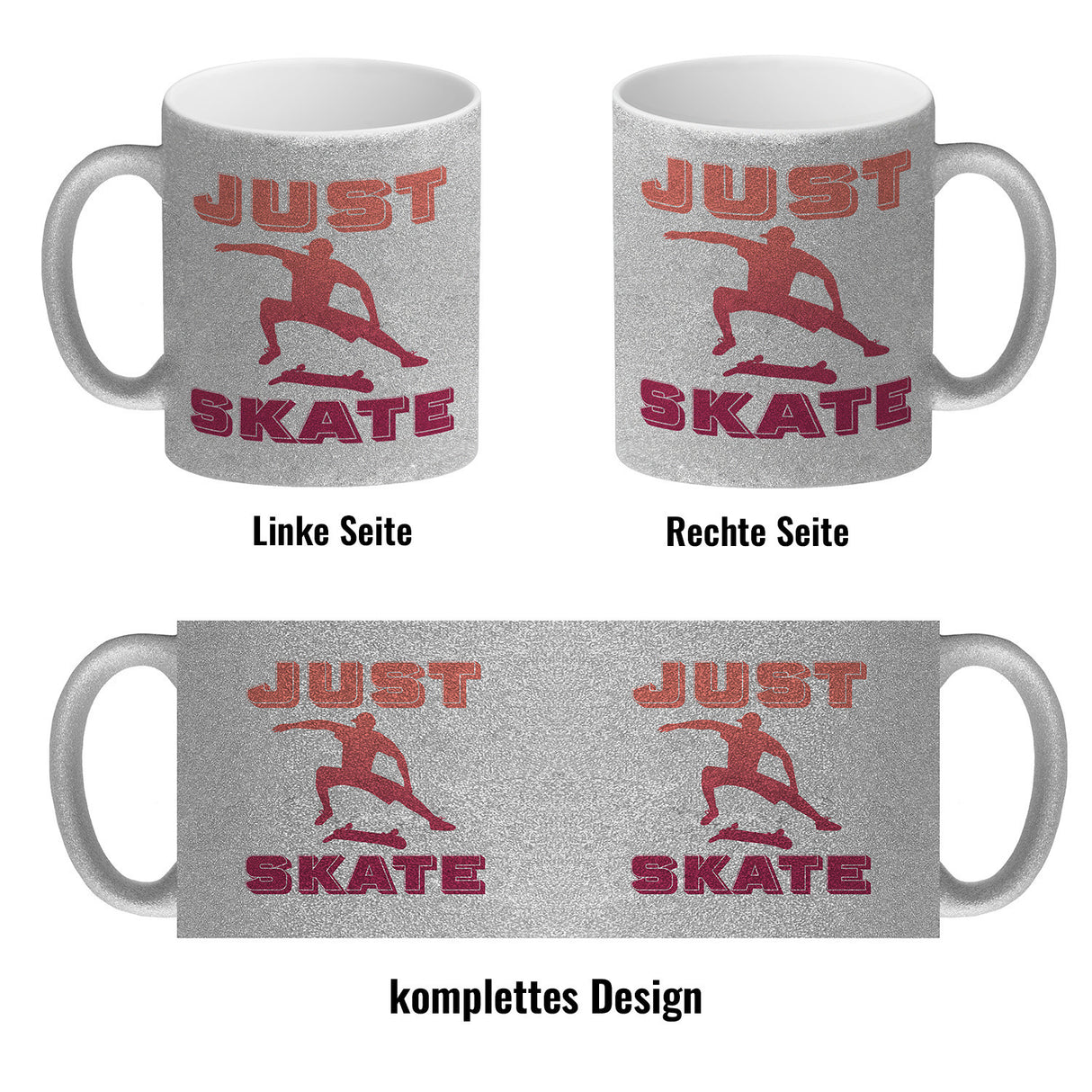 Just Skate Kaffeebecher für Skater