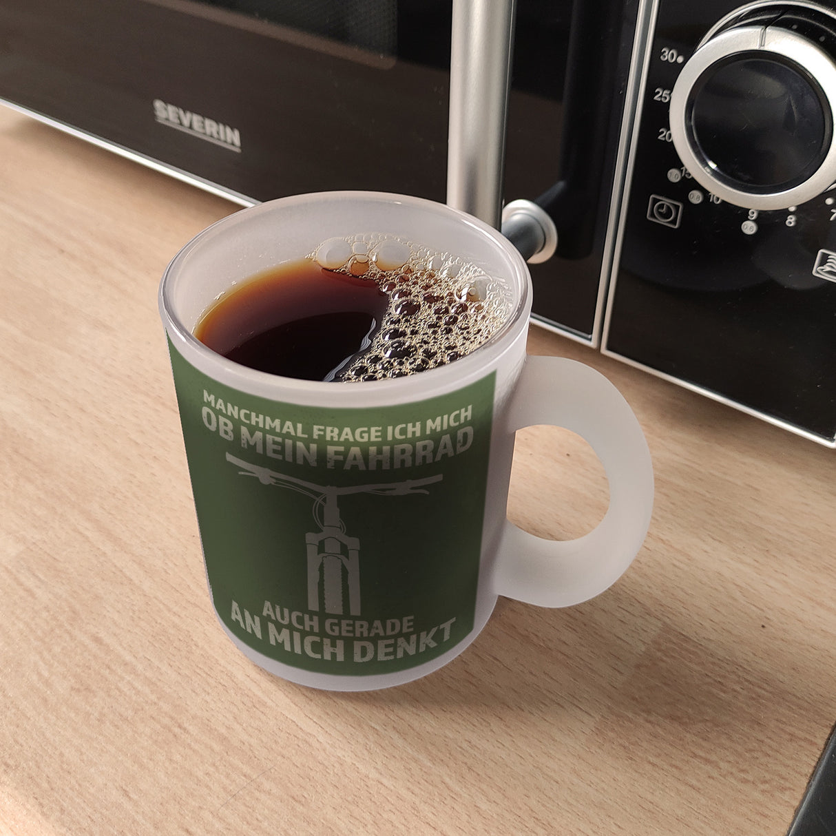 Manchmal frage ich mich ob mein Fahrrad auch gerade an mich denkt Kaffeebecher