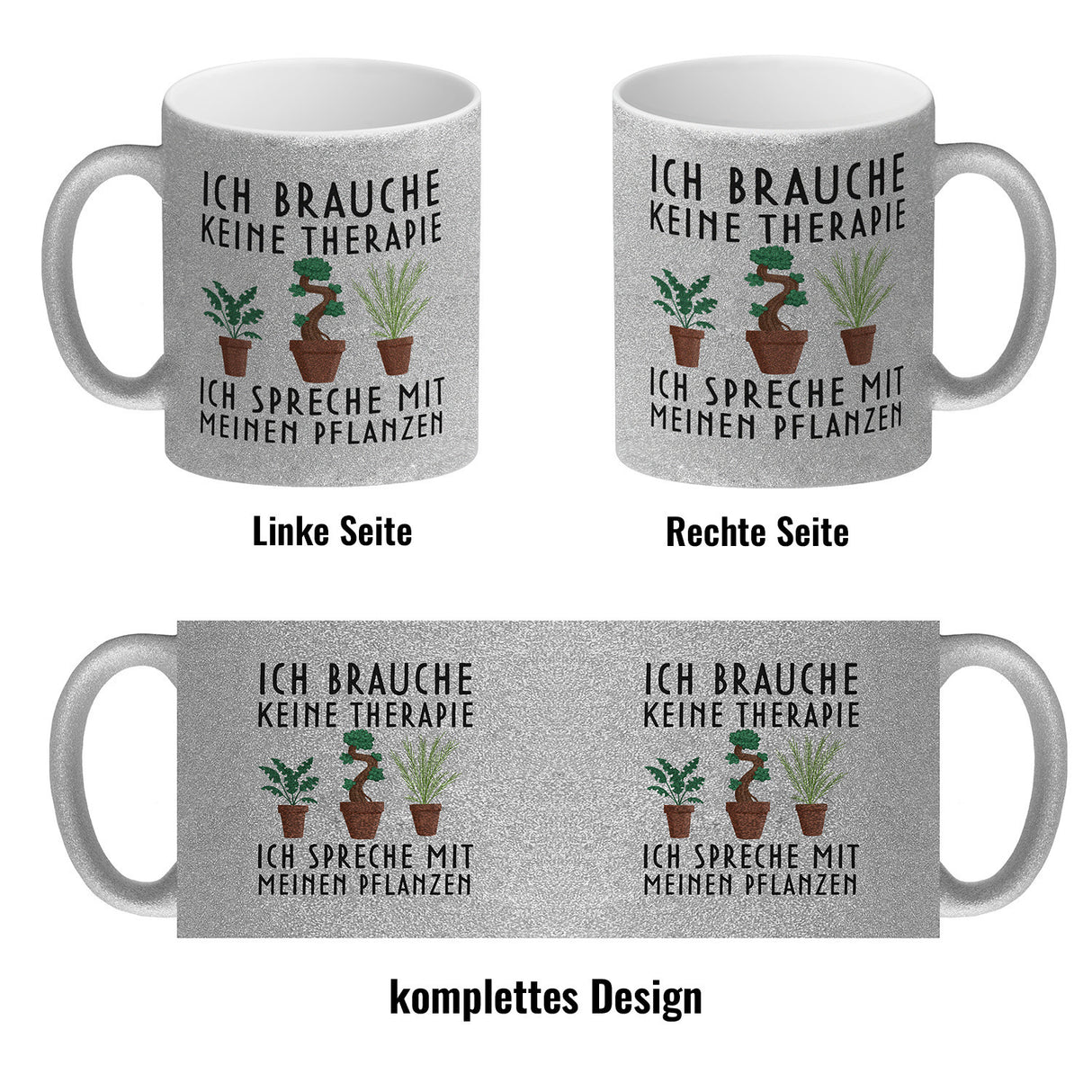 Ich brauche keine Therapie ich spreche mit meinen Pflanzen Kaffeebecher