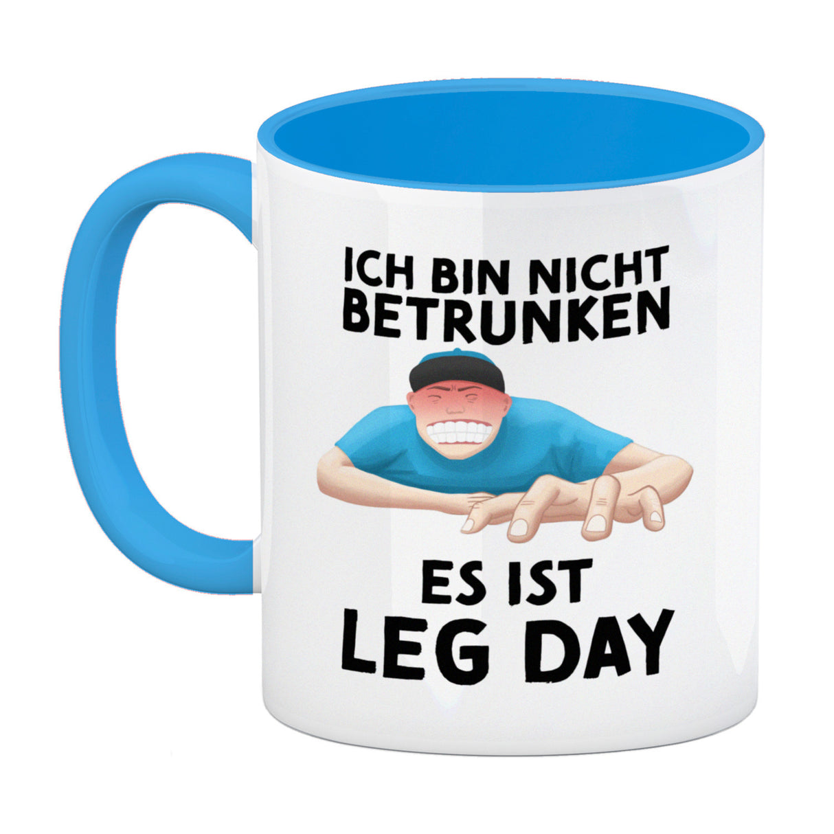 Ich bin nicht betrunken - Es ist Leg Day Fitness Kaffeebecher