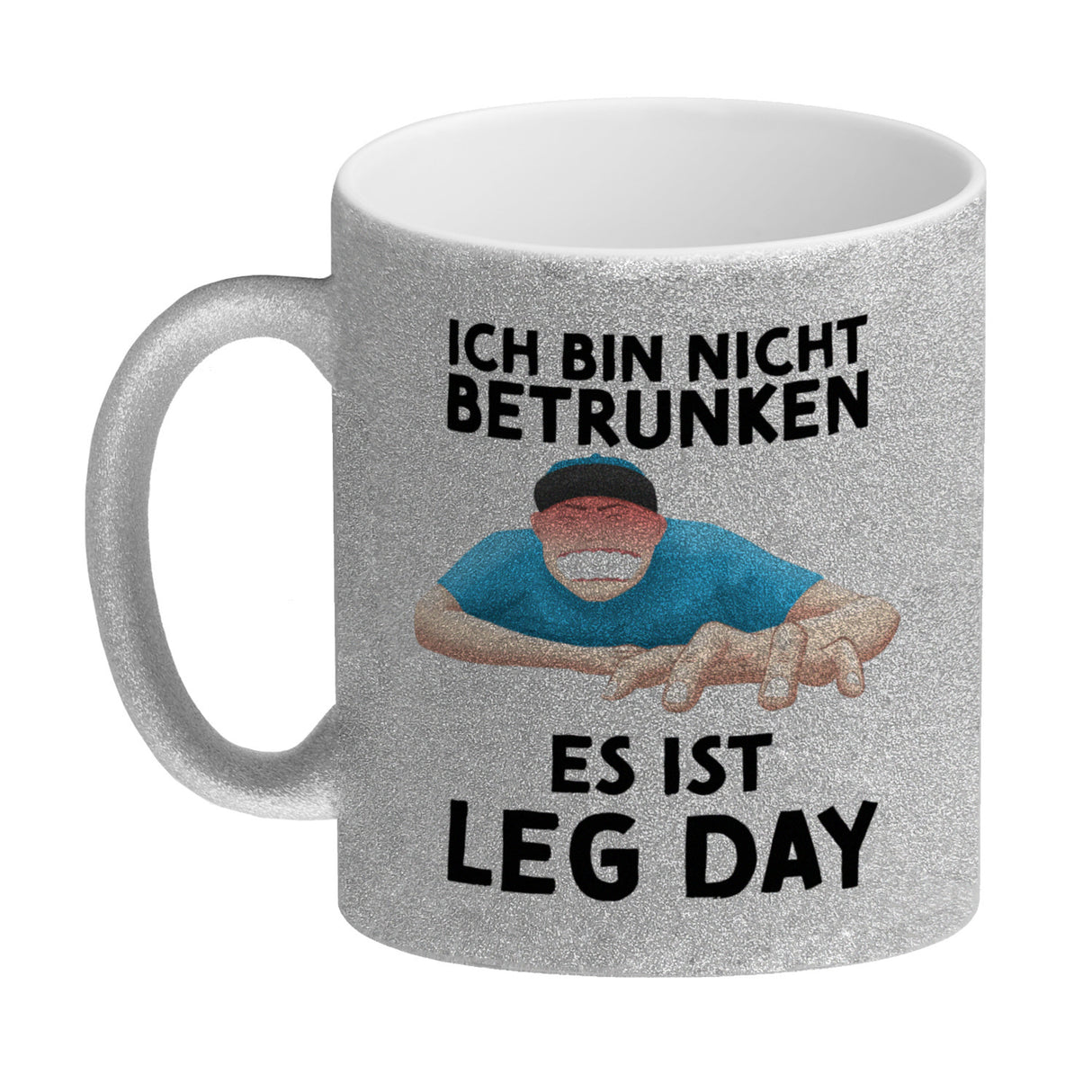 Ich bin nicht betrunken - Es ist Leg Day Fitness Kaffeebecher