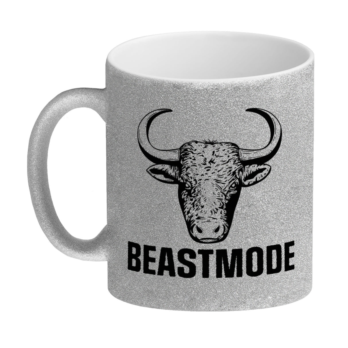 Beastmode Fitness Kaffeebecher mit Stier
