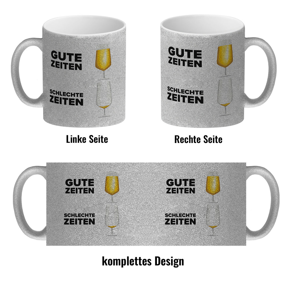 Gute Zeiten - Schlechte Zeiten Bier Kaffeebecher