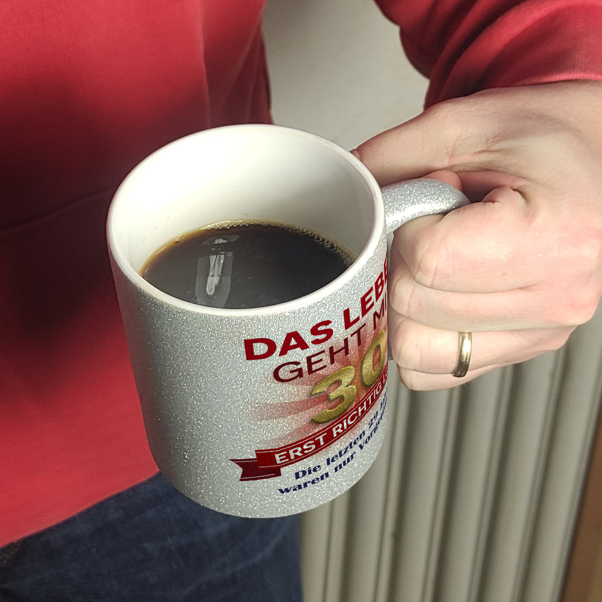 30. Geburtstag Kaffeebecher mit lustigem Spruch: Vorgeplänkel