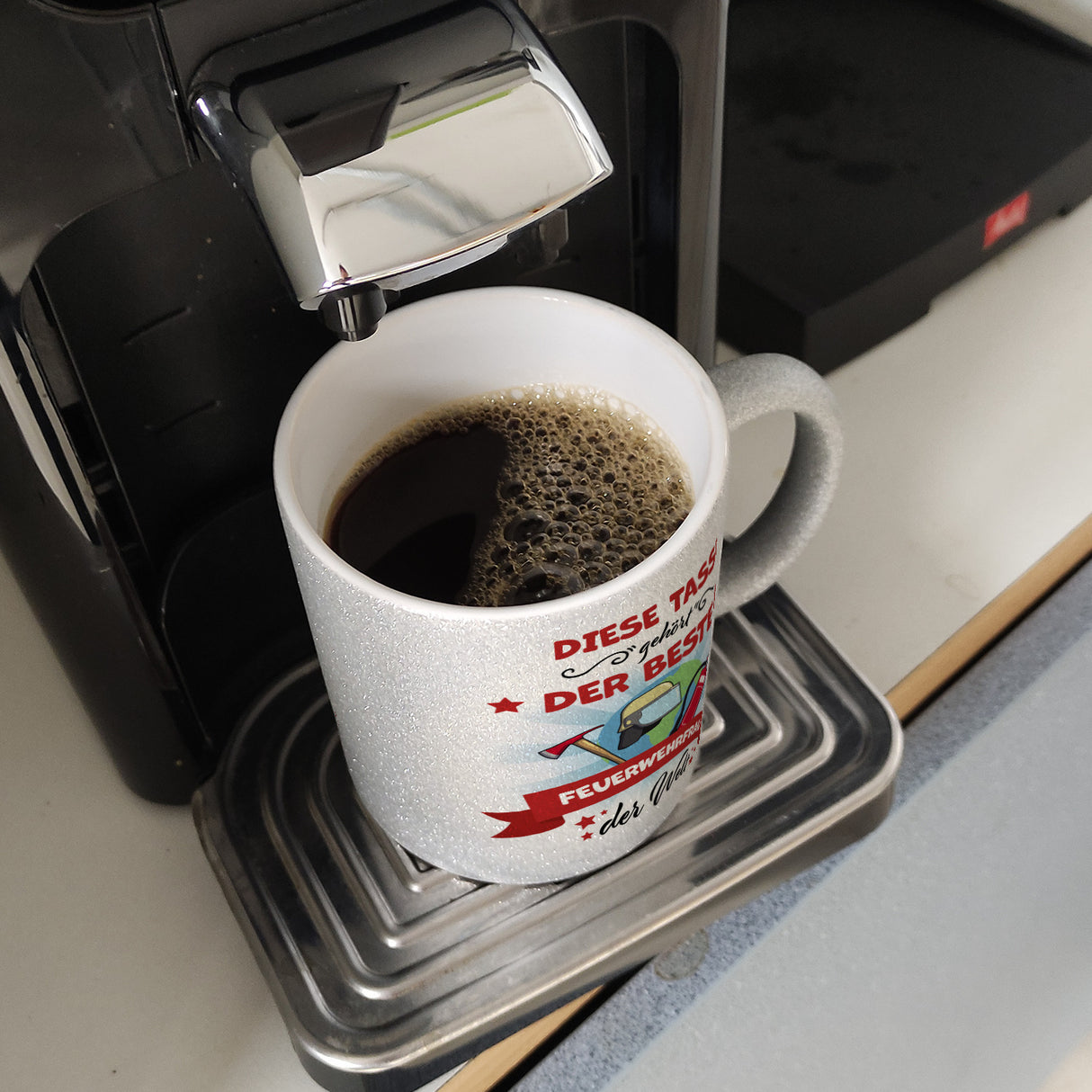 Beste Feuerwehrfrau der Welt Kaffeebecher