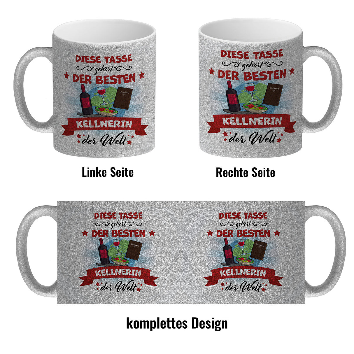 Beste Kellnerin der Welt Kaffeebecher