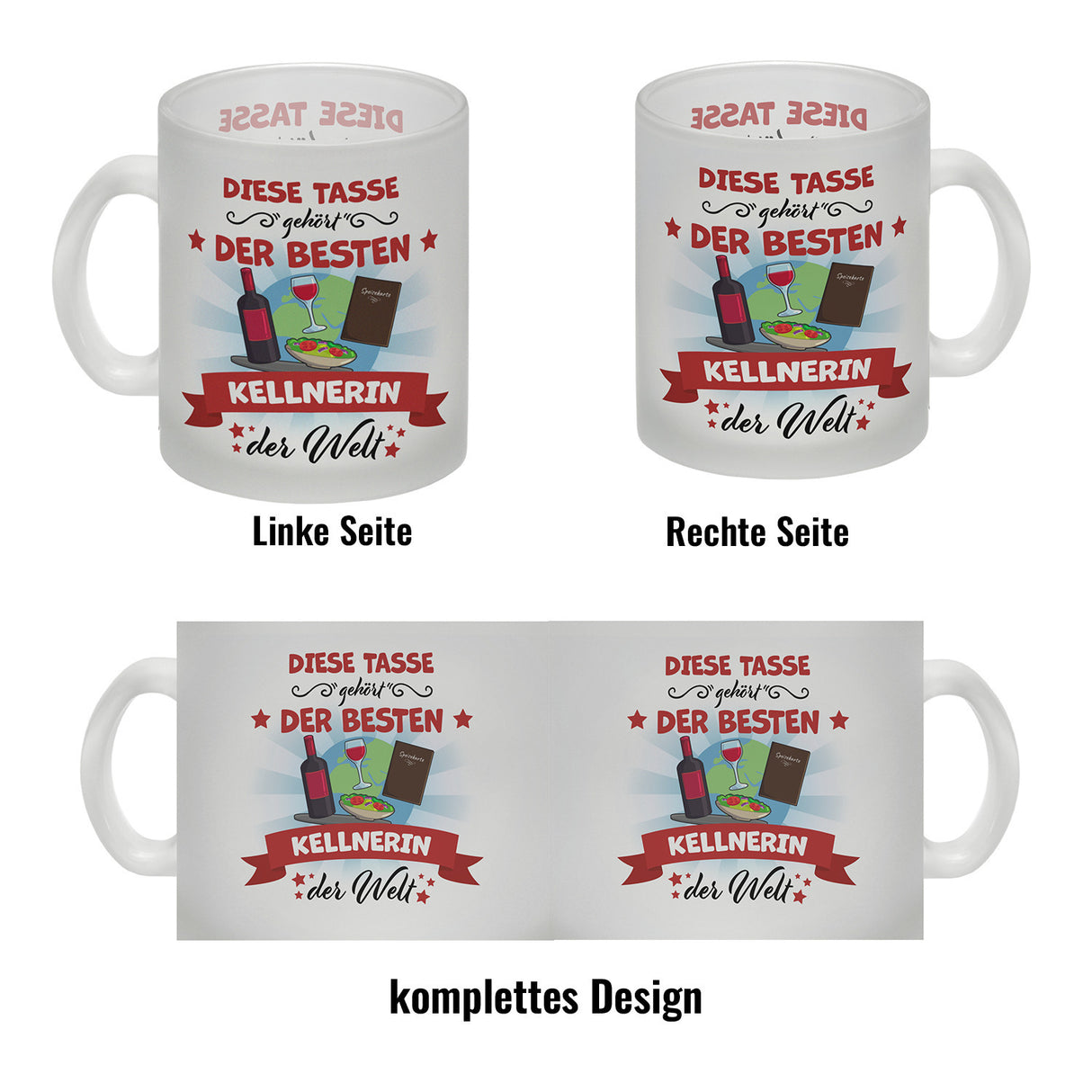 Beste Kellnerin der Welt Kaffeebecher