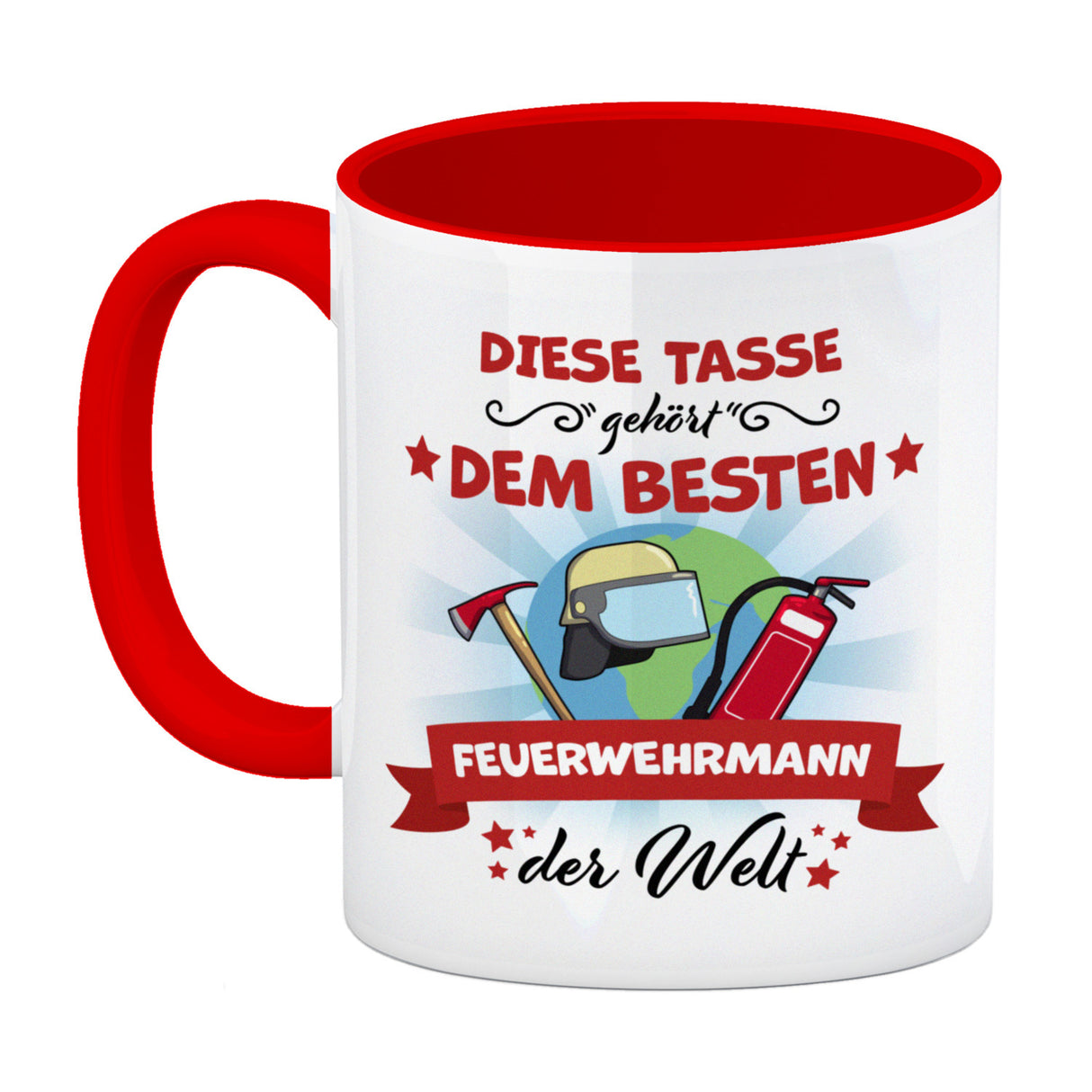 Bester Feuerwehrmann der Welt Kaffeebecher