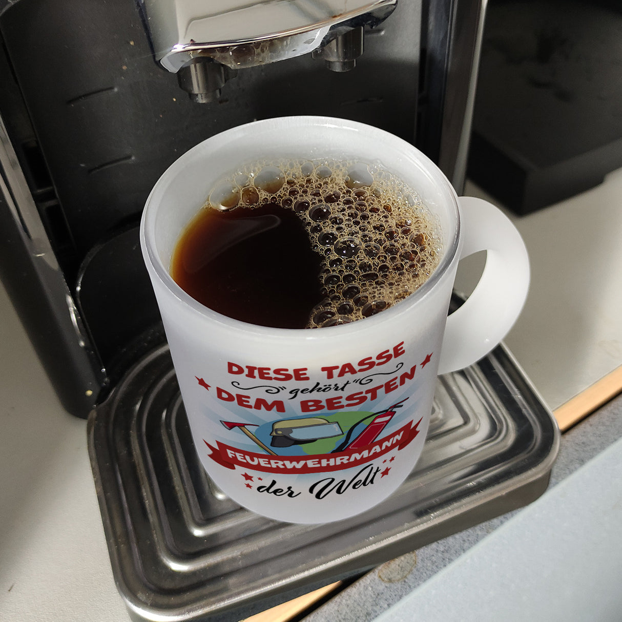 Bester Feuerwehrmann der Welt Kaffeebecher