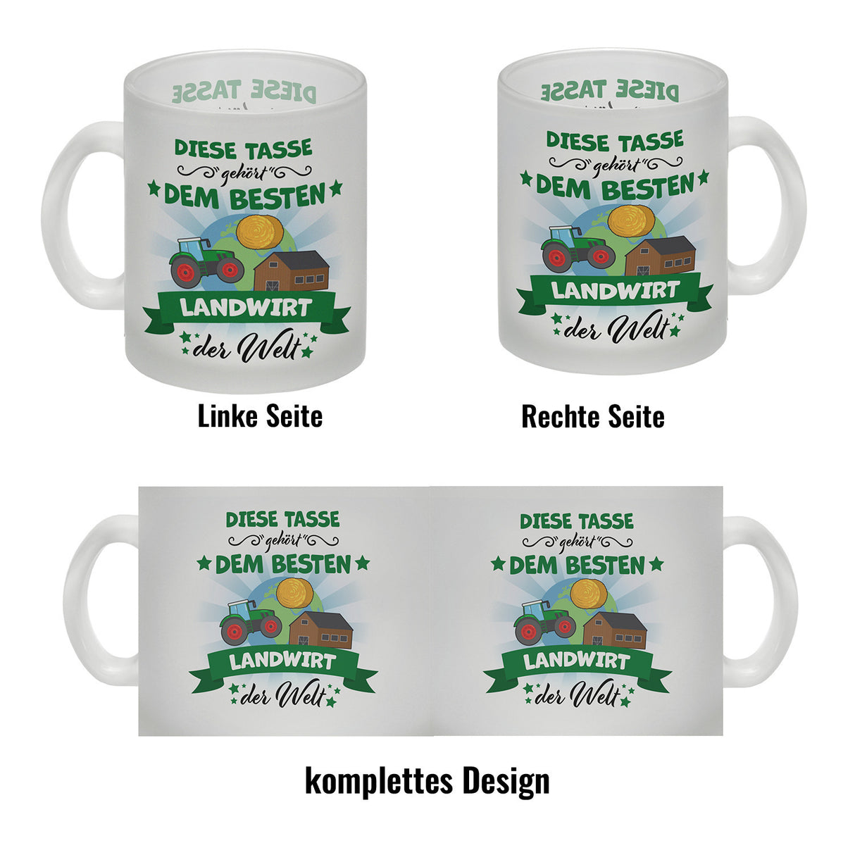 Bester Landwirt der Welt Kaffeebecher