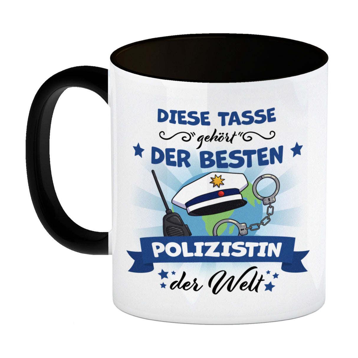 Beste Polizistin der Welt Kaffeebecher