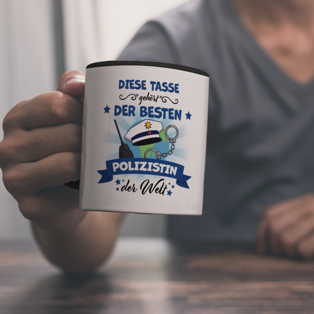 Beste Polizistin der Welt Kaffeebecher