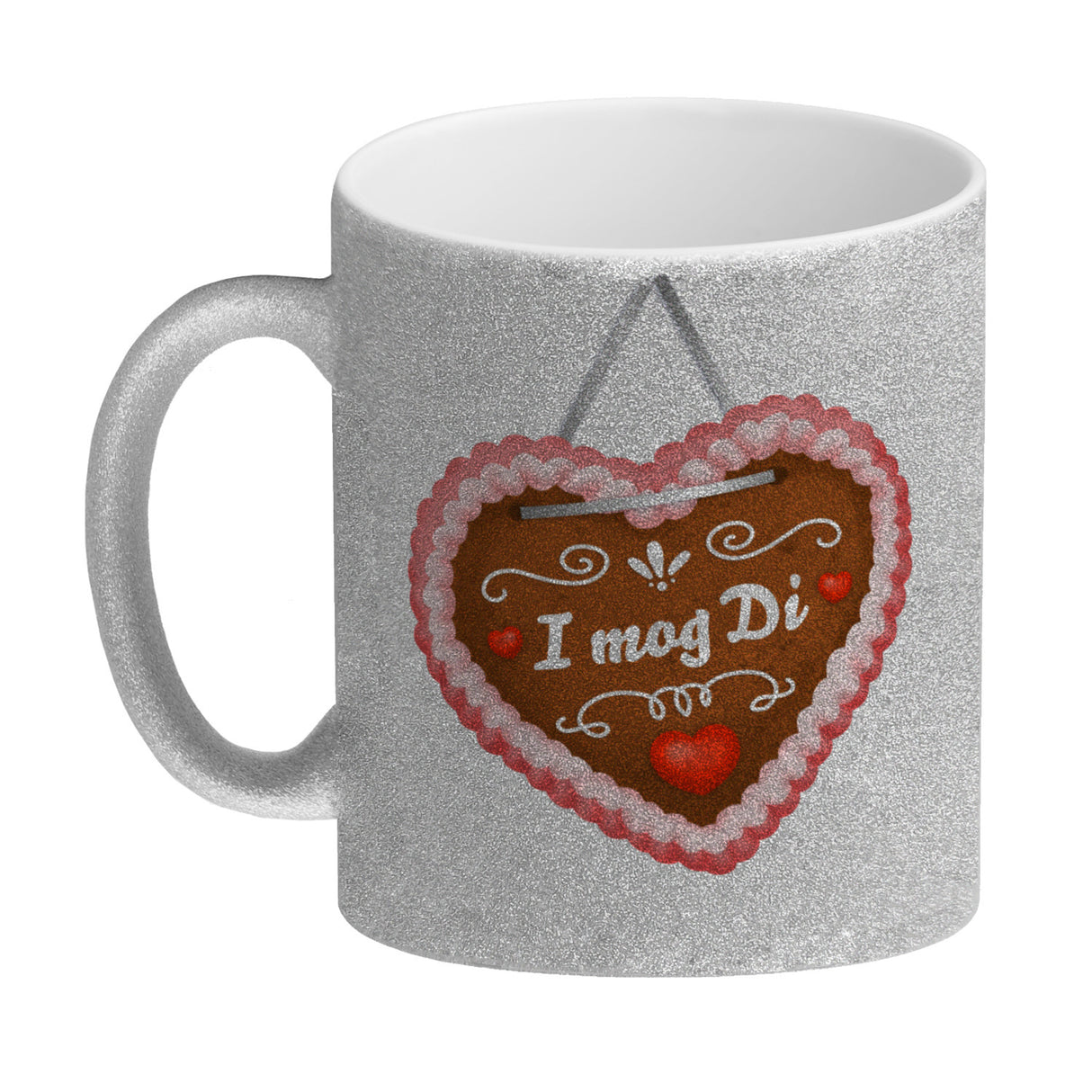 I mog di Kaffeebecher mit Lebkuchenherz