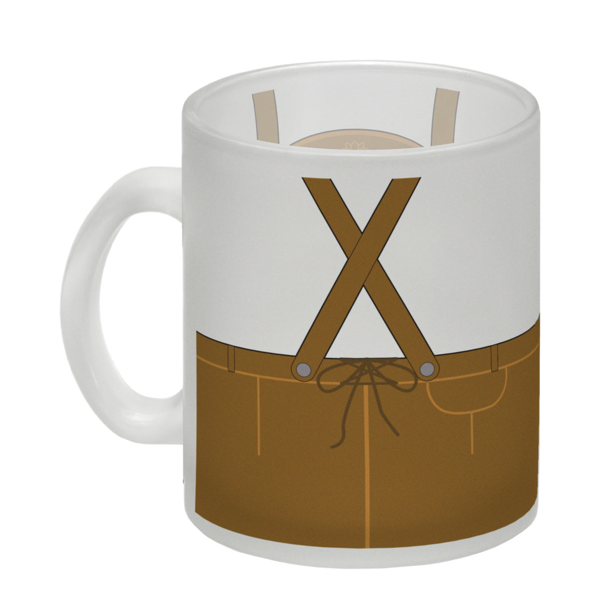 Lederhosen-Motiv Kaffeebecher